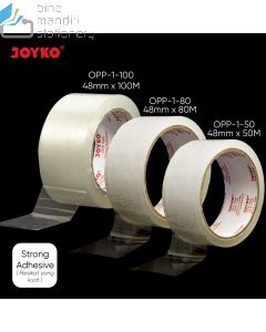 Gambar Lakban Plastik Joyko Opp Tape OPP-1-80 (80M/87yards) merek Joyko