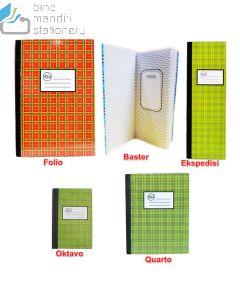Jual Hard Cover Pocket Size (saku) 1/4 Folio Ria Buku Oktavo 100 lbr terlengkap di toko alat tulis