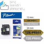 Gambar stationery Brother TZE-PR935 White on Premium Silver 12mm P-touch Tape dan aneka katalog Brother (tape) grosir